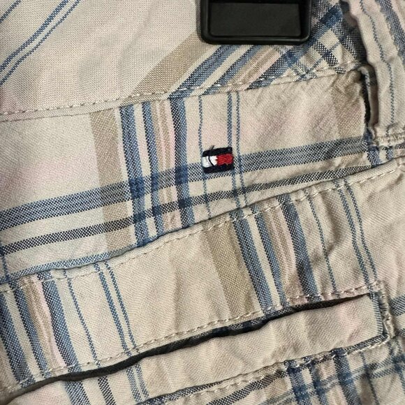 WOMENS SIZE 8 TOMMY HILFIGER PLAID SHORTS - Picture 4 of 5